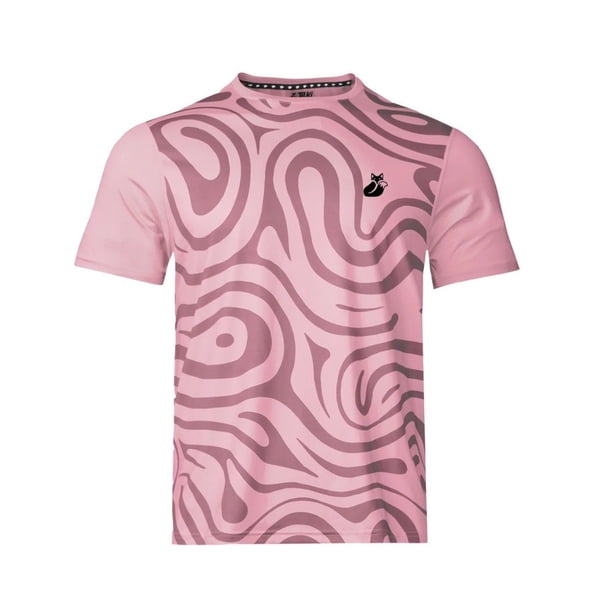 Polera Tilki Full Print Pro Lehinde Rosa Tenis Padel