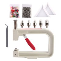 Magideal - Máquina De Ajuste De Perlas Manual Herramienta De Ajuste De Perlas Con Pinzas Y Bandejas Accesorios Para Manualidades Diy 4/5/6/8/10Mm Tapa De Multicolor