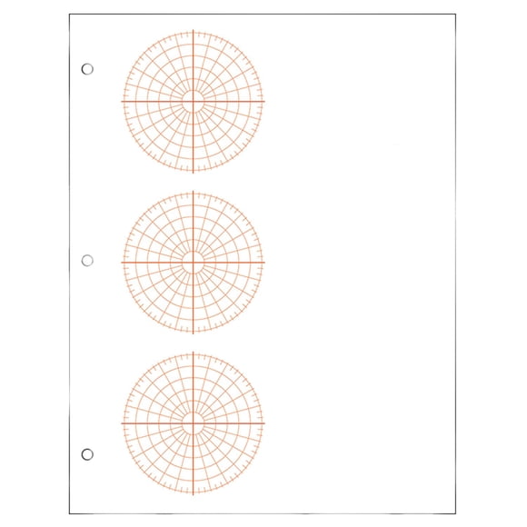 Papel milimetrado polar Geyer Instructional Products, 500 hojas, doble faz