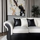 thumbnail image 3 of Sofa seccional Madrid lino/ecocuero Negro beige, 3 of 3