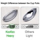 thumbnail image 3 of Jaladeras tipo copa KOOFIZO para cajón, cromo pulido, paquete de 10, 7.62 cm, 3 of 9