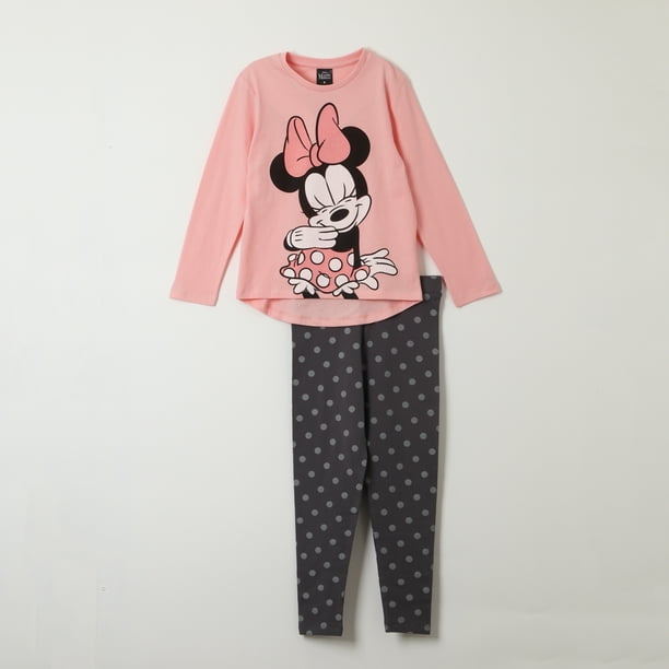 Conjunto Polera y Calza Disney Minnie Mouse con Lunares Niña 2-8 Años