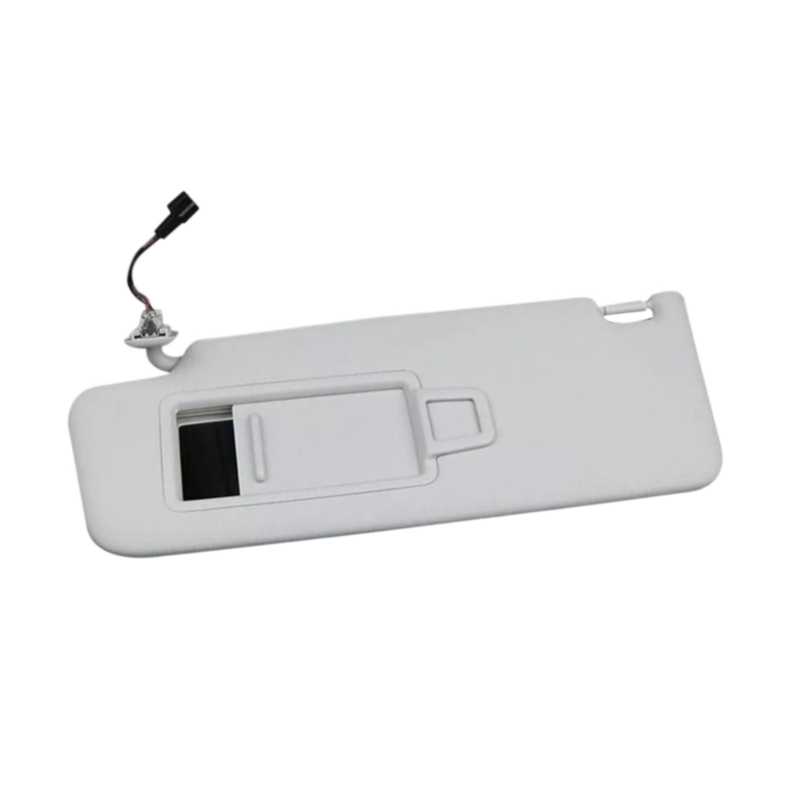 Magideal - Visor Del Sol Delantero Con Espejo De Maquillaje Reemplace Directamente Los Accesorios De Interiores Del Automóvil Fácil De Instalar Para El Golf Mk7 Izquierda 5Gg857551