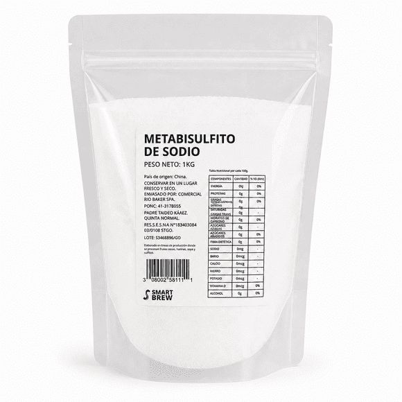 Metabisulfito de Sodio 1KG Grado Alimenticio