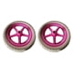 thumbnail image 3 of 1 Par De Ruedas De Repuesto Para Bicicleta De Equilibrio Ligeras Y Con Reducción De Ruido Color Rosa, 3 of 5