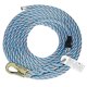 thumbnail image 2 of Cuerda con mosquetón Safety Works de poliéster/acero, 15 m, azul, 2 of 2