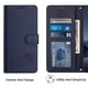 thumbnail image 3 of Funda tipo cartera FOXDOCK para OPPO Reno 11 5G con soporte, ranuras, RFID, diseño de gato, 3 of 5