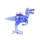 thumbnail image 1 of Modelo De Escultura Peque?a De Dinosaurio De Cristal Para Valla De Césped De Patio, Azul, 1 of 5