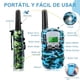 thumbnail image 3 of T-388 Walkie Talkies Para Niños, 22 Canales De Sonido De Cristal De Dos Vías Juguetes Para Niños Con Linterna, Regalos De Cumpleaños Para Niños De 4 A 12 Años De Edad, Personaje Walkie Talkies, 3 of 6