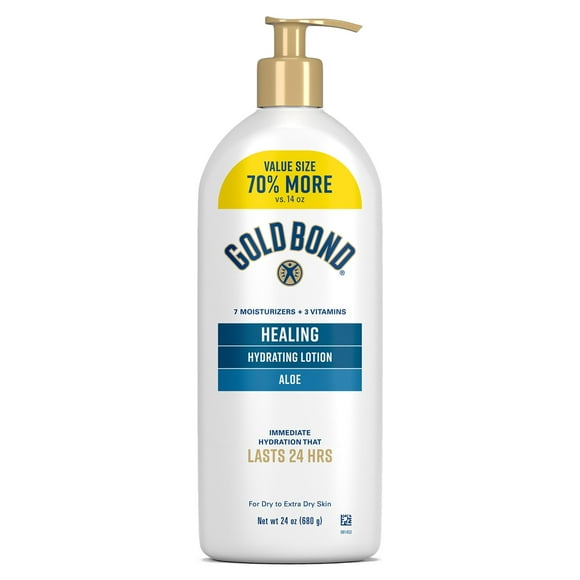 Loción Gold Bond Hidratante Curativa con Aloe 700 ml 24 horas