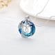 thumbnail image 2 of Collar HESHPAWS Tree of Life con Inicial A-Z Azul, 2 of 3