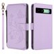 thumbnail image 2 of Funda Cartera Mariposa para [Google Pixel 8A] con Soporte y Cremallera Morado claro, 2 of 6