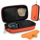 thumbnail image 1 of Estuche Doble Para Anteojos Con Carcasa Rígida Eva Organizador Naranja, 1 of 7