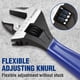 thumbnail image 4 of Juego de llaves ajustables WORKPRO de acero Cr-V de 4 a 12", 5 piezas, 4 of 7