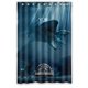 thumbnail image 1 of Cortina de ducha de cocodrilo de Jurassic World, juego de cortina de baño con ganchos, tamaño 48 x 72 pulgadas, 1 of 3