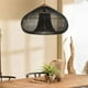 thumbnail image 2 of Lampara Colgante Rattan Negro Etéreo 80cm, 2 of 10