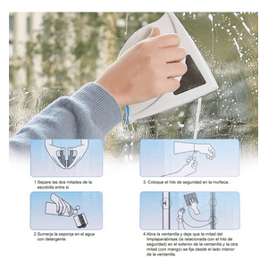 Movi - Limpiavidrios Magnetico Triangular