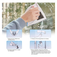 Movi - Limpiavidrios Magnetico Triangular