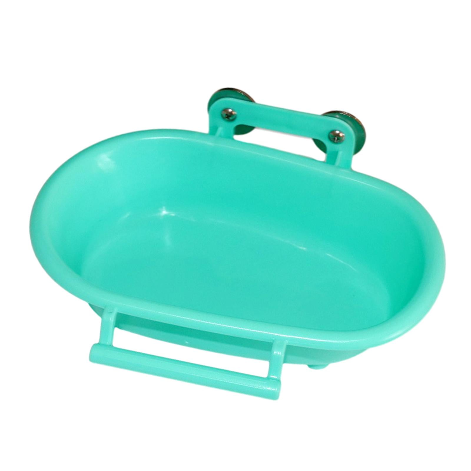 Accesorios De Baño Para Limpieza De Cuencos De Bañera Para Pájaros Para Tortolitos, Periquitos, Periquitos, Verde
