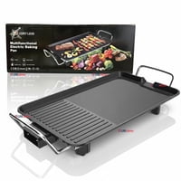 Line - Plancha Parrillerra Eléctrica Extragrande Antiadherente Churrasquera 1500W De Potencia