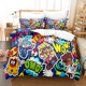 thumbnail image 1 of Game Ninjala Bedding Set Bed Set Aldult Kid Bedroom Duvetcover Sets Kawaii Kids Camas, 1 of 5