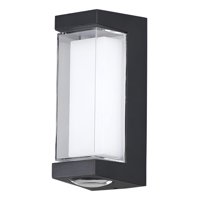 Genérico - Aplique Decorativo Pared Led Lámpara Negro Moderno Jhn
