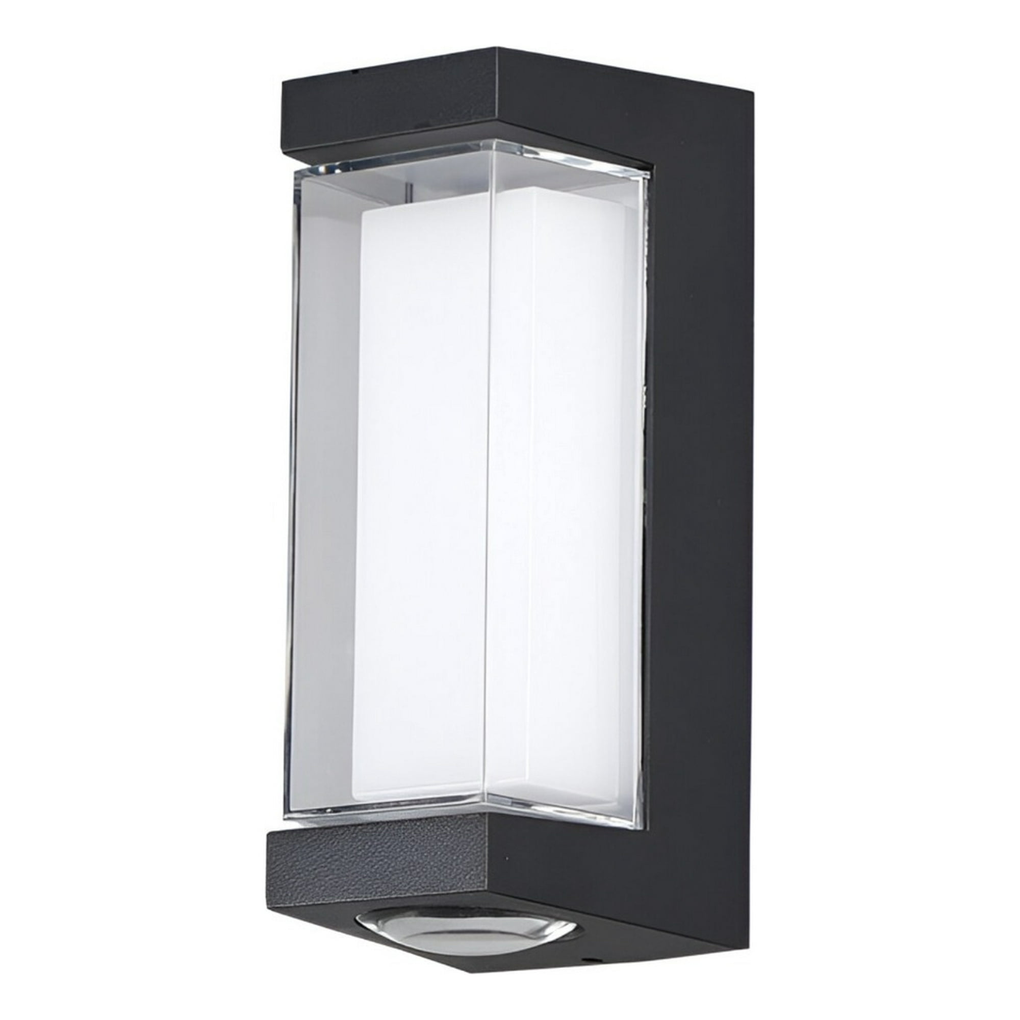 Genérico - Aplique Decorativo Pared Led Lámpara Negro Moderno Jhn