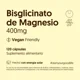 thumbnail image 3 of Bisglicinato De Magnesio 400mg - 120 Caps | Biostream, 3 of 3