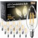 thumbnail image 1 of Bombillas LED para candelabro TJOY, regulables, 4,5 W (paquete de 12), 2700 K, 1 of 7