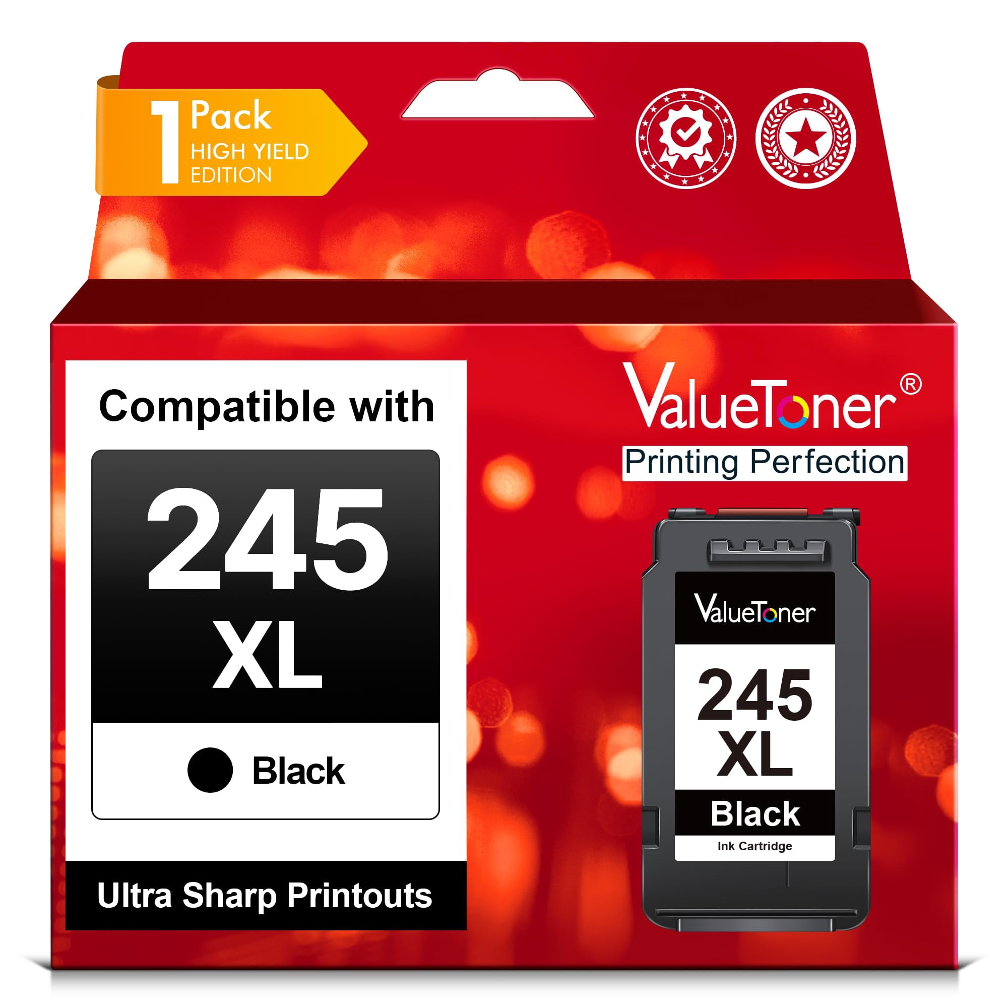 Cartucho De Tinta Valuetoner 245xl Negro Para Impresora Canon Pixma
