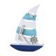 thumbnail image 1 of mediterráneo náutico tropical barco de vela decoración del hogar adorno de mesa b, 1 of 4