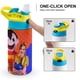 thumbnail image 4 of Bely y Beto Botella de Agua con Tapa Pop Top de Un Toque, Acero Inoxidable, a Prueba de Fugas, para Deportes, Botella Infantil azul 12 oz, 4 of 6