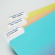 thumbnail image 2 of Etiquetas para carpetas de archivos Avery TrueBlock 1500 blanco/azul 5766, 2 of 8
