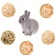 thumbnail image 1 of 5pc Activity Play For Animals Toy Treats Gnawing Chewing Birds Woven Hamsters Toy, 1 of 2