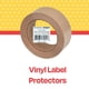 thumbnail image 5 of Protectores de etiquetas de vinilo KAPCO LP008 redondos 3,8 x 5 cm, transparentes 500, 5 of 7