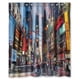 thumbnail image 1 of Cortina de ducha con paisaje de la ciudad de Nueva York, juego de cortinas de baño con ganchos, tamaño 60 x 72 pulgadas, 1 of 3