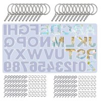 Magideal - Llavero Del Alfabeto, Fundición De Resina, Número De Letra, Troquel Epoxi, Bricolaje, Fácil Limpieza, Fabricación Portátil, Llavero, Fabricación De , 173