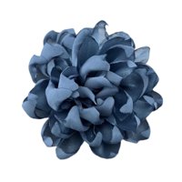 Magideal - Broche De Flor De Camelia De Satén, Pin De Flor Para Mujeres Y Niñas, Elegante Pinza Para El Pelo Con Flores, Boutonniere Para Regalos De Joyería Para Azul Oscuro
