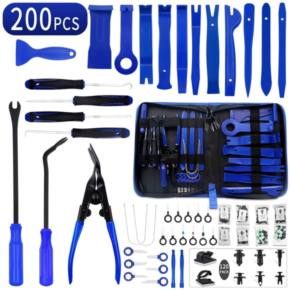 Kit De Herramientas Para Quitar Molduras 200 Piezas Para Coche Moldura Panel O Puerta