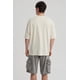 thumbnail image 3 of Polera Hombre Texto Frontal Beige, 3 of 8