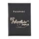 thumbnail image 1 of PU Pasaporte Monedero Protección Pasaportes ID Tarjeta Caso Mujer Hombre Pasaporte Cubierta Negro, 1 of 5