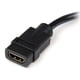 thumbnail image 2 of Adaptador de cable de vídeo StarTech HDMI a DVI-D de 20 cm, negro, 2 of 4