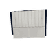 thumbnail image 1 of Respaldo Premium, cama dos plazas, color Blanco, diseño acanalado, 1 of 2