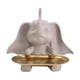 thumbnail image 2 of Estatua De Elefante, Bandeja De Almacenamiento De Escritorio, Figura Decorativa De Resina Para Mesa De Comedor, Café Claro, 2 of 3