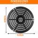 thumbnail image 2 of Bandeja Grill para Air Fryer GXF de 15,5 cm Antiadherente de Acero Inoxidable, 2 of 7