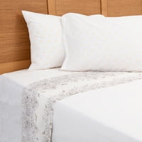 Sábana Mashini 180 Hilos Super King Flora