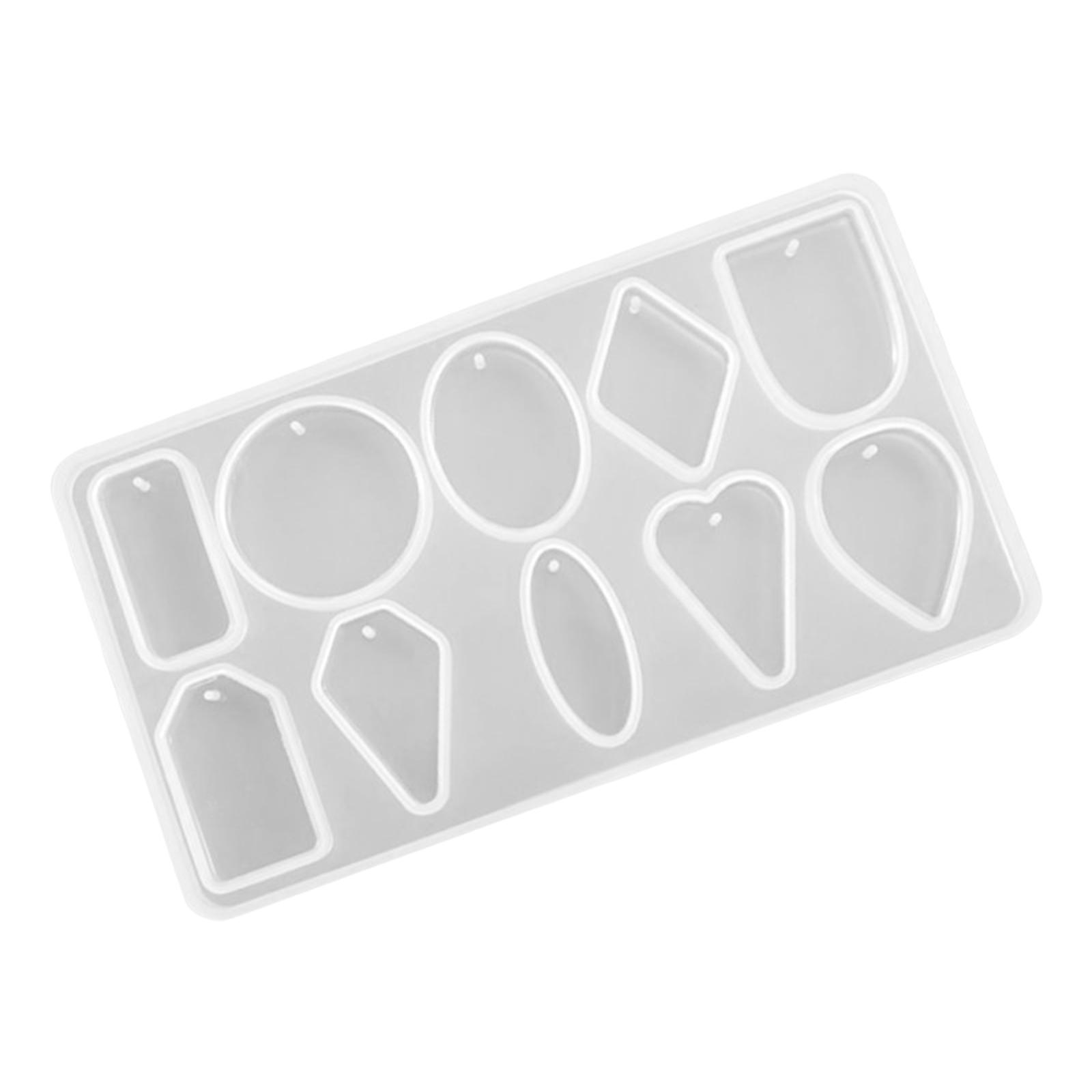 Magideal - Colgante De Silicona, Fundición De Resina Con Orificio Para Colgar, Fabricación Flexibles Reutilizables Para Manualidades Diy, Fabricación De