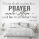 thumbnail image 2 of Decomural Thou Shalt Make Thy Prayer Bible Verse WS-15151, 2 of 2