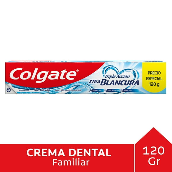 Pasta Dental Colgate Triple Acción XtraBlancura, 120 g