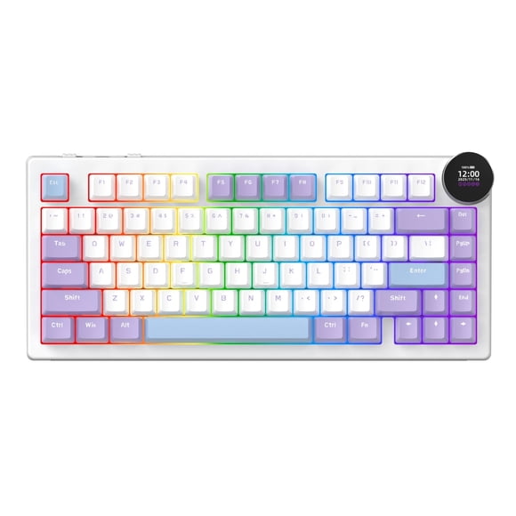 teclado Magnético AJAZZ AK680 V2 tri mode – Switch Arctic Isle | Blue White Blue / us